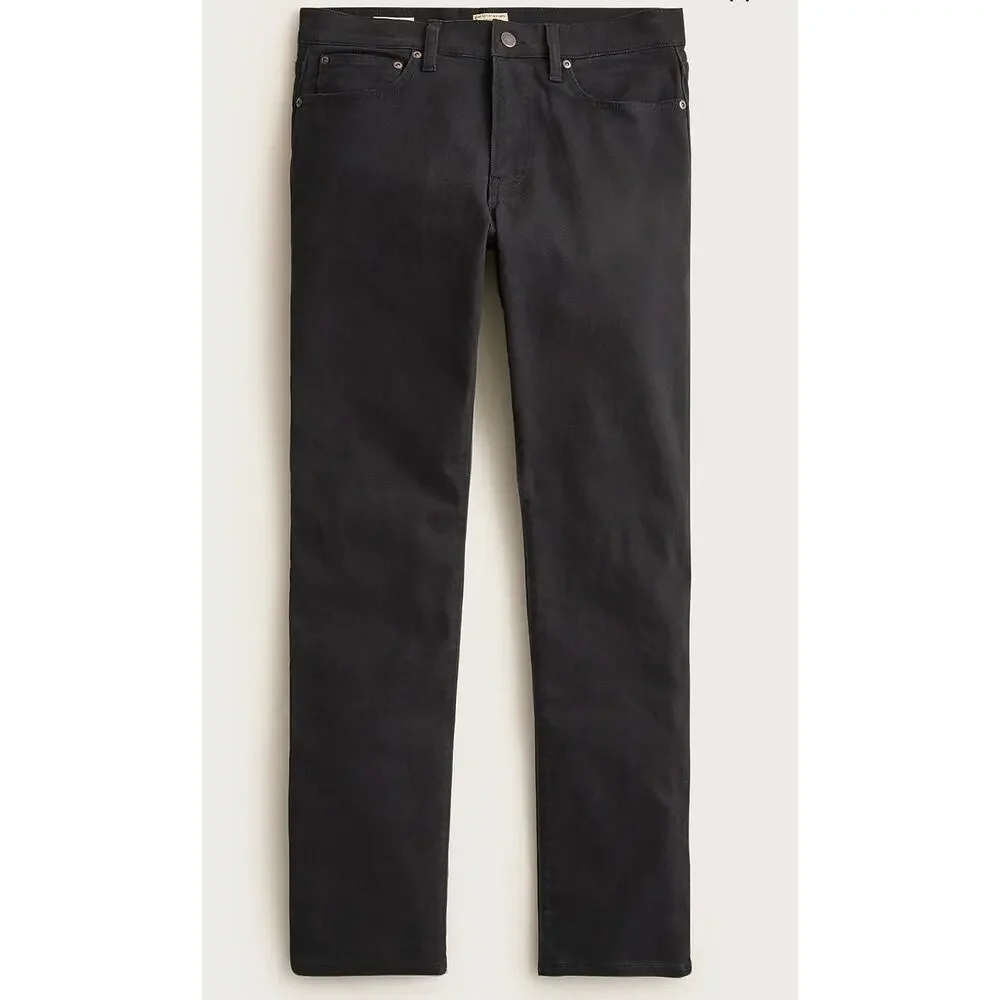 NWT J. Crew 770™ Straight-Fit Bergen Five-Pocket Pant Black 30/30 *Flaw